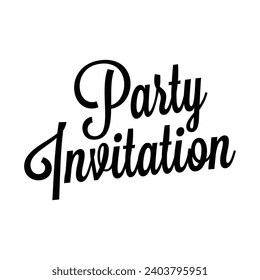 vector de estilo de tipografía de celebración de fiesta vectorial.