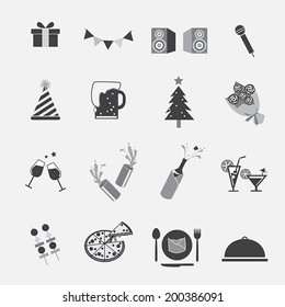 vector party icon