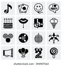 Vector Party icon set