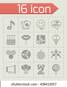 Vector Party icon set