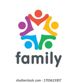 Vector Party People Logo Template