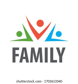 Vector Party People Logo Template