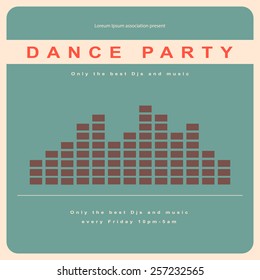 Vector party poster