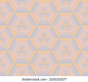Vector pastel abstract gradient stripe backgrounds. Seamless pattern geometric shape striped triangle light shade gray dirty color yellow green mold. Multicolor geometrical backdrop design print 