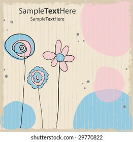 Vector pastel background card 3