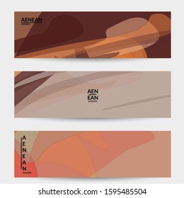 Vector pastel colored transparent overlapping shapes creating vector mixture of acrylic paint or watercolor effect. Nature earth design template. Abstract watercolor art. Artistic organic painting.