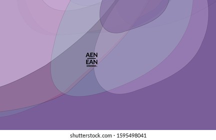 Vector pastel colored transparent overlapping shapes creating vector mixture of acrylic paint or watercolor effect. Nature earth design template. Abstract watercolor art. Artistic organic painting.