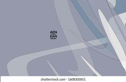 Vector pastel colored transparent overlapping shapes creating vector mixture of acrylic paint or watercolor effect. Nature earth design template. Abstract watercolor art. Artistic organic painting.