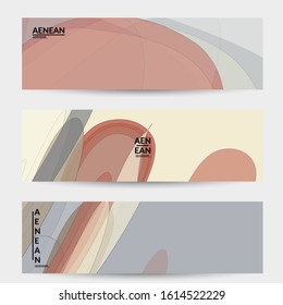 Vector pastel colored transparent overlapping shapes creating vector mixture of acrylic paint or watercolor effect. Nature earth design template. Abstract watercolor art. Artistic organic painting.