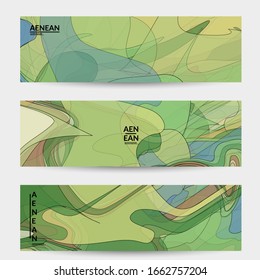 Vector pastel colored transparent overlapping shapes creating vector mixture of acrylic paint or watercolor effect. Nature earth design template. Abstract watercolor art. Artistic organic painting.