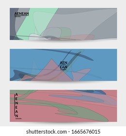 Vector pastel colored transparent overlapping shapes creating vector mixture of acrylic paint or watercolor effect. Nature earth design template. Abstract watercolor art. Artistic organic painting.