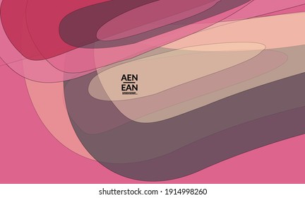 Vektor pastellfarbene, transparente überlappende Formen, die Vektormischung von Acrylfarbe oder Aquarelleffekt. Nature Earth Design Template. Abstrakte Aquarellkunst. Künstlerische organische Malerei.
