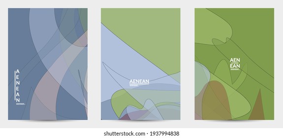 Vector pastel colored transparent overlapping shapes creating vector mixture of acrylic paint or watercolor effect. Nature earth design template. Abstract watercolor art. Artistic organic painting.