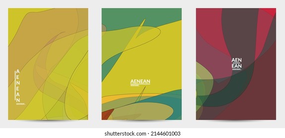 Vector pastel colored transparent overlapping shapes creating vector mixture of acrylic paint or watercolor effect. Nature earth design template. Abstract watercolor art. Artistic organic painting.