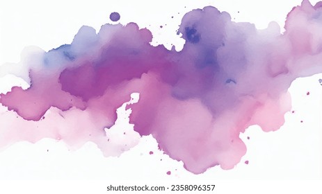 vector Pastel coloured watercolour splatter design