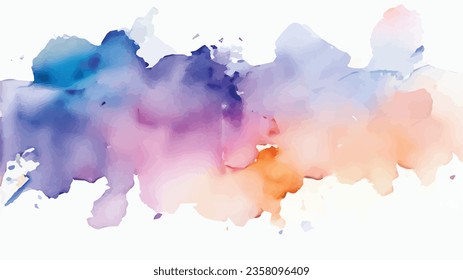 vector Pastel coloured watercolour splatter design
