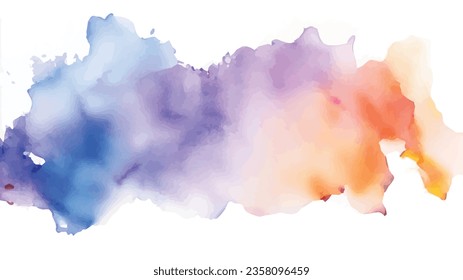 vector Pastel coloured watercolour splatter design
