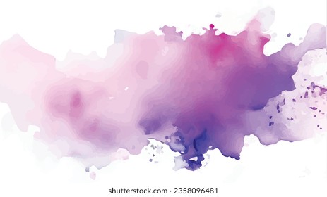 vector Pastel coloured watercolour splatter design
