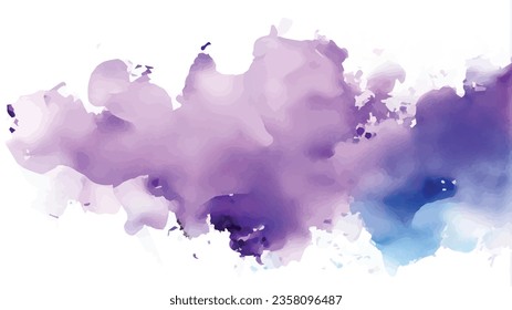 vector Pastel coloured watercolour splatter design