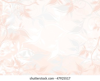 Vector pastel floral background