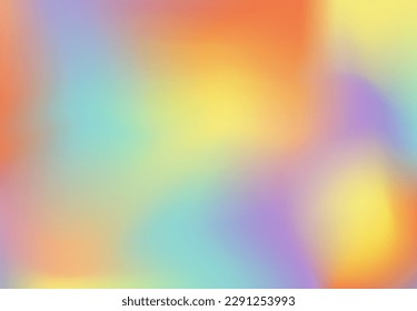 Vector pastel ginger violet website gradient template. Mockup scene. Bright yellow. Blue salmon-orange technology design. Wallpaper for phone screen, app, background, banner, flyer, fons, cards