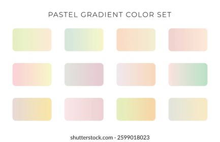 Vector Pastel Gradient Color