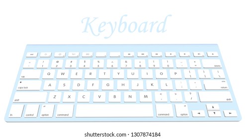 Vector Pastel Keyboard