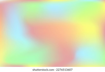 Vector pastel multicolored gradient background. Modern screen wallpaper vector design for app, social media, cards, fons, work. Soft gradients - blue, pink, magenta, violet, red, orange, aquamarine.