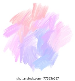 Vector pastel oil abstract background. Watercolor texture