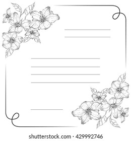Vector Pastel Ornament. Easy to edit. Perfect for invitations or announcements.