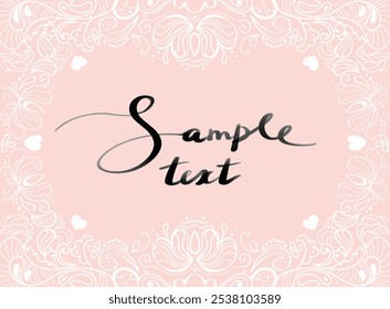 Vector pastel postcard pattern. Hand drawn doodle illustration for greeting card, festive poster, cover, fabric prints, textile, invitations. Happy Mother's Day. Valentine's day. Trendy design. Eps 10