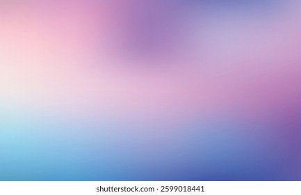 Vector Pastel Soft Purple And Blue Blurred Colorful Gradient Background