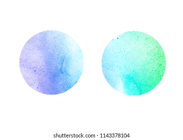 vector pastel watercolor circles for your design