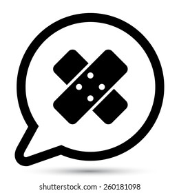 Vector patch sign. File format eps 10