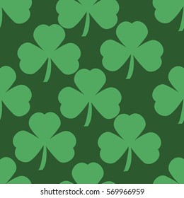 vector of Patrick`s day background.Seamless pattern