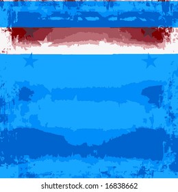Vector Patriotic Background Grunge, See Jpeg Also In My Portfolio