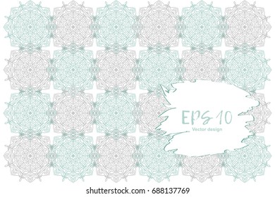 vector patten with elements of oriental ornament. vector. It can be used in the package design, brochures, logos, etc.