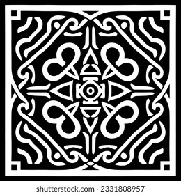 Vector patter in celtic style 