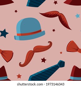 vector patterm man thing. fathers day