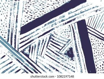 Vector pattern. Abstract background with brush strokes. Monochrome hand drawn texture. Modern graphic design.Hand drawn striped.