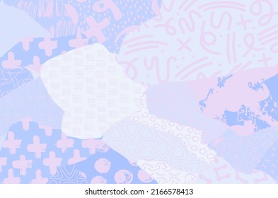 Vector pattern. Abstract background with brush strokes. Monochrome hand-drawn texture. Modern graphic design.Hand-drawn striped.	
