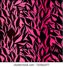 Vector pattern abstract background with colorful ornament. Hand draw illustration.