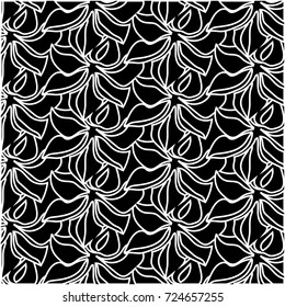 Vector pattern abstract background with colorful ornament. Hand draw illustration