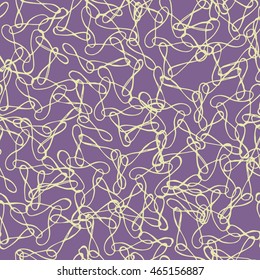 Vector pattern. Abstract background with linear doodles. Repeating minimalist texture. Modern graphic design.