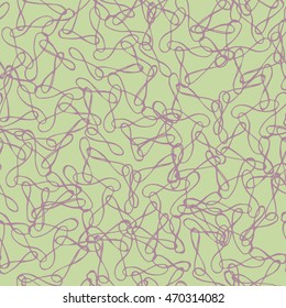 Vector pattern. Abstract background with linear doodles. Repeating minimalist texture. Modern graphic design.