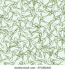 Vector pattern. Abstract background with linear doodles. Repeating minimalist texture. Modern graphic design.