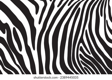 Vector pattern. Abstract background. Zebra pattern. digital printing. black and white.