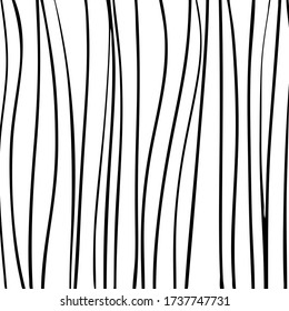 Vector pattern abstract black and white stripes. Vertical uneven, asymmetrical lines. Pattern for fabric, clothing, application to any kind of souvenir products.