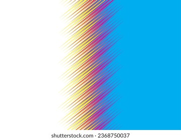 Abstract Background With Diagonal Cmyk Color Vector Art & Graphics