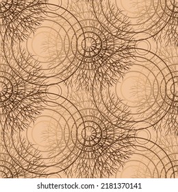 Vector pattern abstract drawing of colored spirals. Abstraction for print and web.